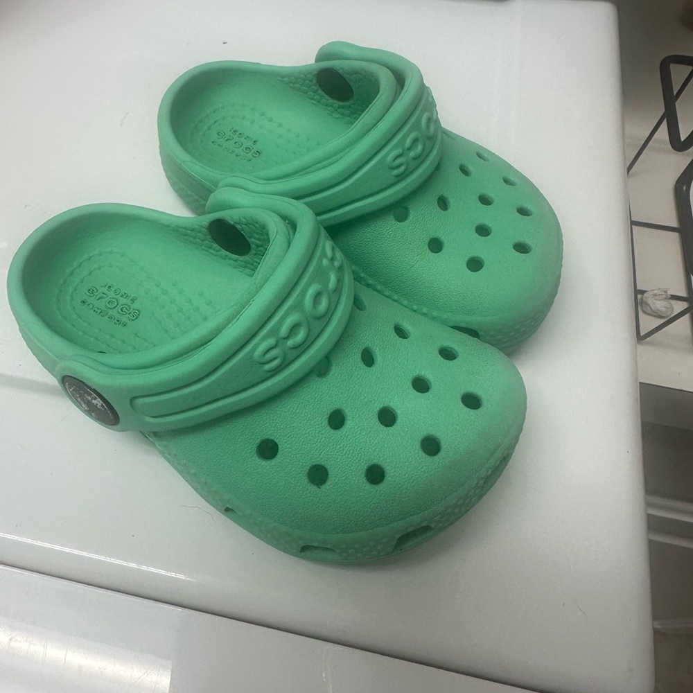 CROCS Mint Green Clogs